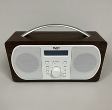 Bush NE-3313 Portable DAB Radio FM Walnut Cabinet Boxed + Manual NEW UNUSED