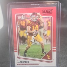 Panini 2018 Score Sam Darnold Rookie #349 USC Trojans Football Card. rookie card picture