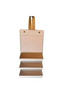 Sancia Australia Sunglasses Holder Case Tan Faux Leather Holds 3 Sunglasses