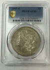 1897 O Morgan Dollar AU53