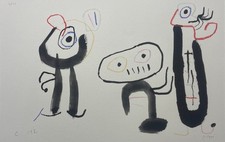 Joan Miro Enfance Von Ubu 1972 Heliogravur Kunstedition 1987