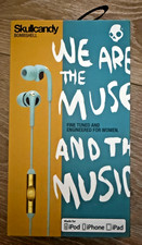 Skullcandy Bombshell Women s Wired Earbuds Purple Gold S2FXGM-396 New Sealed