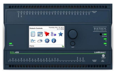 Distech CDIL-450X-00 ECL-450 LonWorks Programmable Controller w/LCD, 12UI 12UO