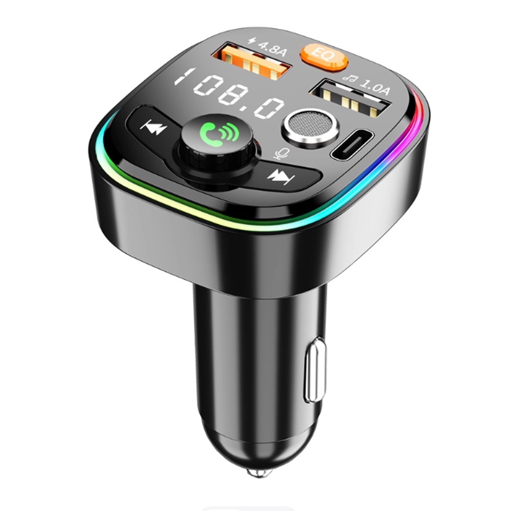 MP3 Player FM Transmitter Wireless Car 3A Fast Charging and Handsfree Calling