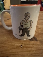 THE WALKING DEAD SEASON 4 EXCLUSIVE CREW ONLY TV SHOW MUG CUP ORANGE INTERIOR