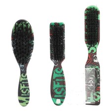 Professional 3pcs Men Beard Brush Set with Comb, Versatile Styling, Reinforce...