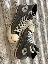Converse Chuck Taylor All Star High Stonewashed Black Unisex Men Sz 4 Women Sz 6