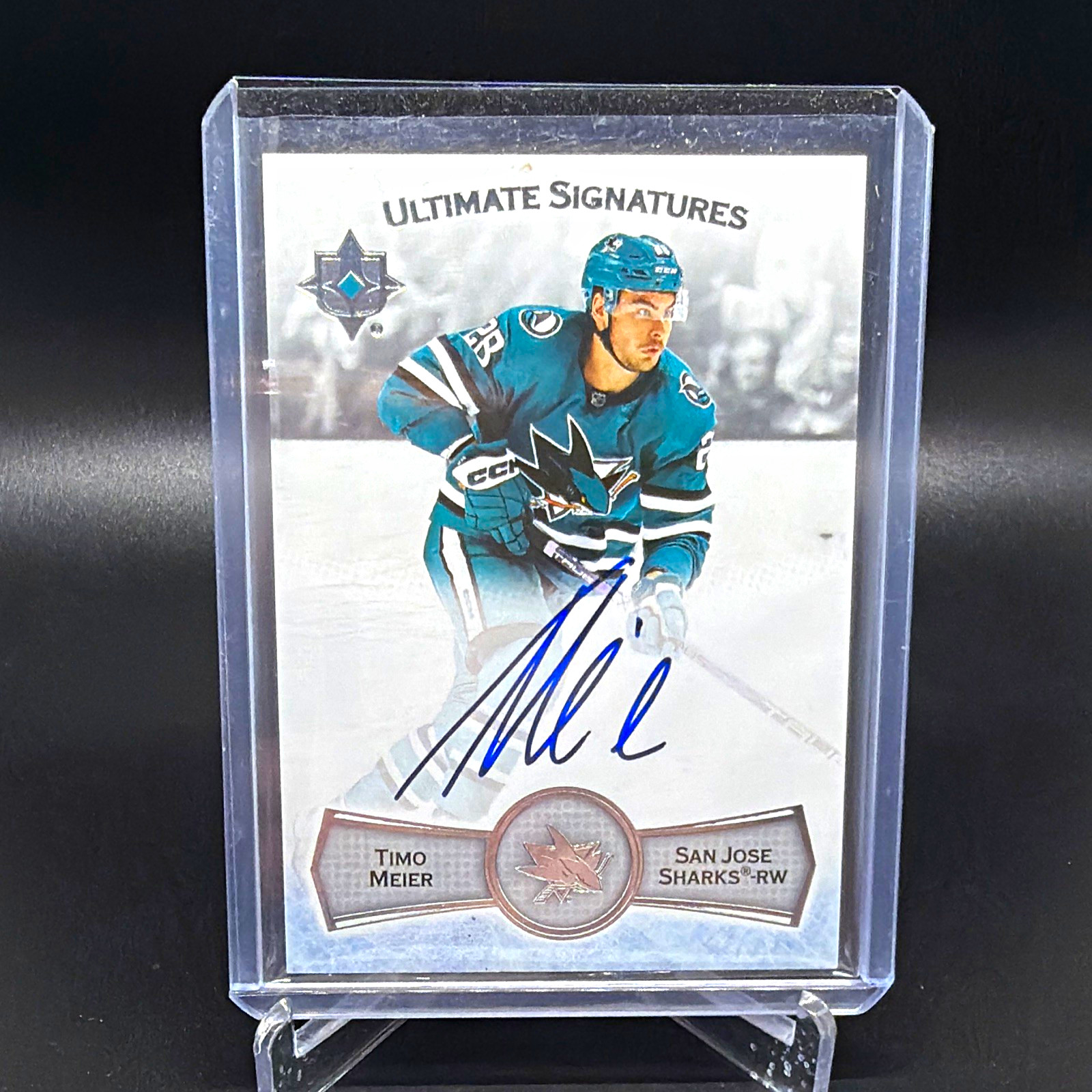Upper Deck Ultimate Collection 2023-24 Timo Meier Auto US-TM Ultimate Signatures