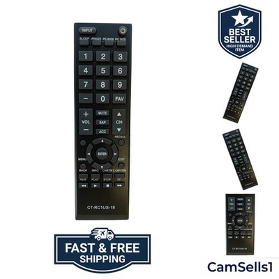Universal Remote Control for Toshiba TVs, Compatible with All Toshiba LCD LED...