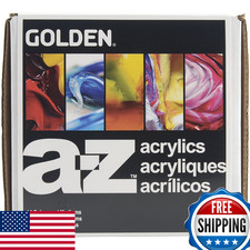 GOLDEN Heavy Body Acrylics Explorer Set, 14 Colors, Professional Paint