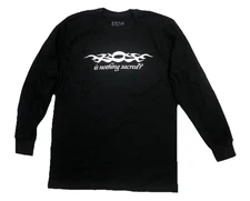 Jeremy Zucker Long SleeveShirt L Is Nothing Sacred Tour Merch Waffle Knit NEW