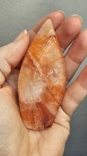 ✨️SALE✨️ Fire quartz hematoid Crystal Freeform Point Ground Protect 8.1cm