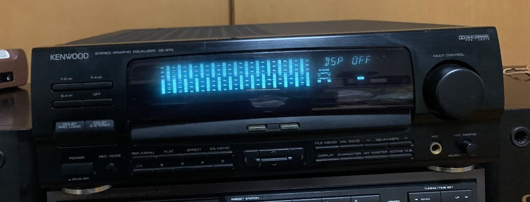 Kenwood Ge-77e Ac100v Graphic Equalizer Vintage Electronics W