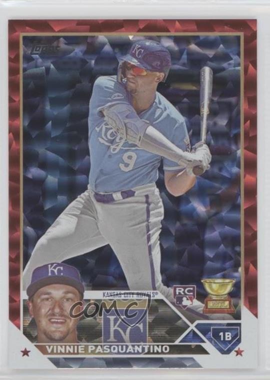 2023 Topps Series 1 Red Foil 165/199 Vinnie Pasquantino #302 Rookie RC 16rl