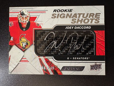 2019-20 Upper Deck Engrained Joey Daccord Rookie Signature Shots /249 (#RSS-JD)