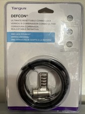Targus - ASP96RGL - DEFCON Universal Resettable Combination Cable Lock