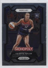 2024 Panini Prizm Monopoly WNBA Celeste Taylor #66 Rookie RC 12zl