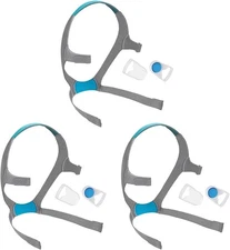 Airfit f20 Headgear, 3-Pack Replacement CPAP Mask Headgear Strap CPAP Supplies f