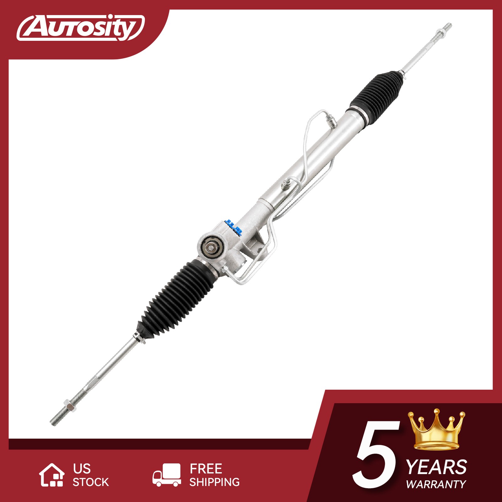 New Power Steering Rack & Pinion Assembly For 1989-1991 Chrysler TC Maserati All