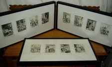 3 Arabian Nights Entertainments Etchings Jonathan Scott