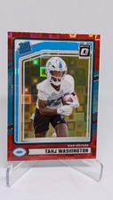 2024 Panini Donruss Tahj Washington Red Pandora Optic Rated Rookie RC 346