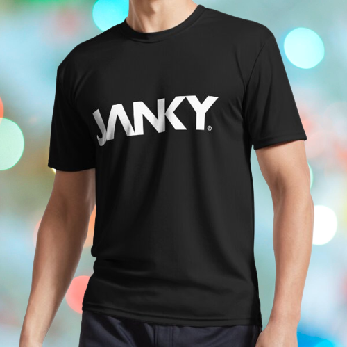 ALTRA CAMICIA FANTASTICA JANKY CO LOGO ACTIVE DIVERTENTE T SHIRT UNISEX FUNNY USA TAGLIA S 5XL