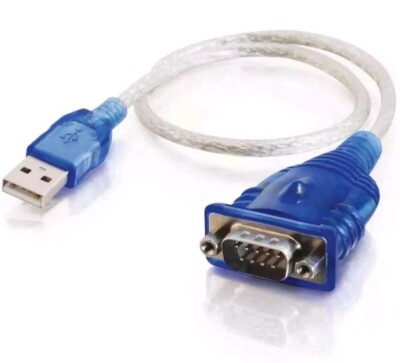 C2G 26886 USB to DB9 RS232 Male Serial Adapter Cable 1.5 Ft Adapter Cord ~ New