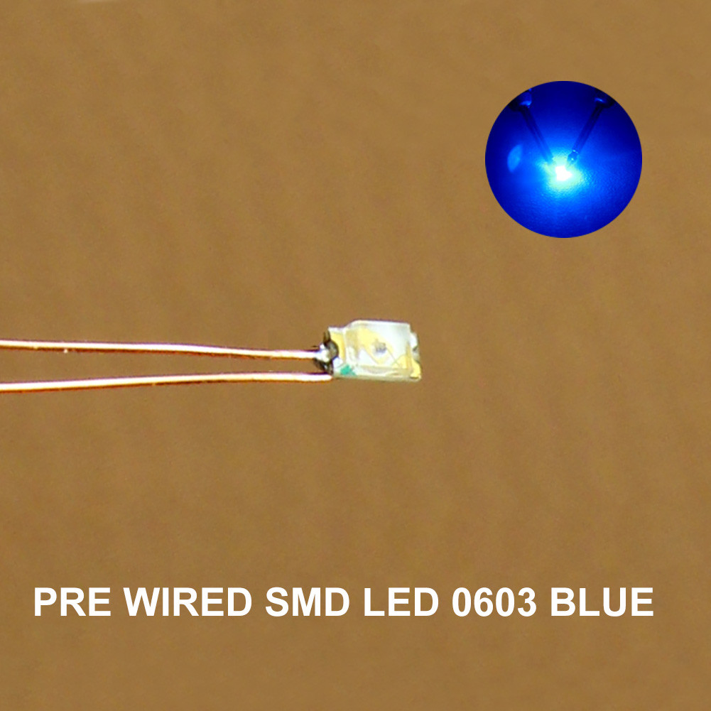 Led Resistor 20 Pre-wired Red SMD LED Lights 0805 Size - 30awg Wire With Resistor For 12V Use 10 W Resistor - Foto 8