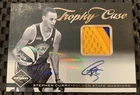 STEPHEN CURRY 2012-13 LIMITED GAME USED PATCH AUTO #19/25 TROPHY CASE #13