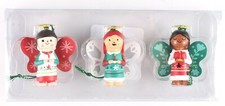 Wondershop Trend Trim 3 ct Mini Wooden Angel ...