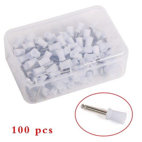 100/200pcs Dental Latch type Rubber Polishing Cups Brushes Tooth Prophy Polisher - Picture 27 of 104