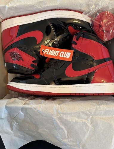 Size 10 - Jordan 1 Retro OG High Patent Bred 195243521617 | eBay
