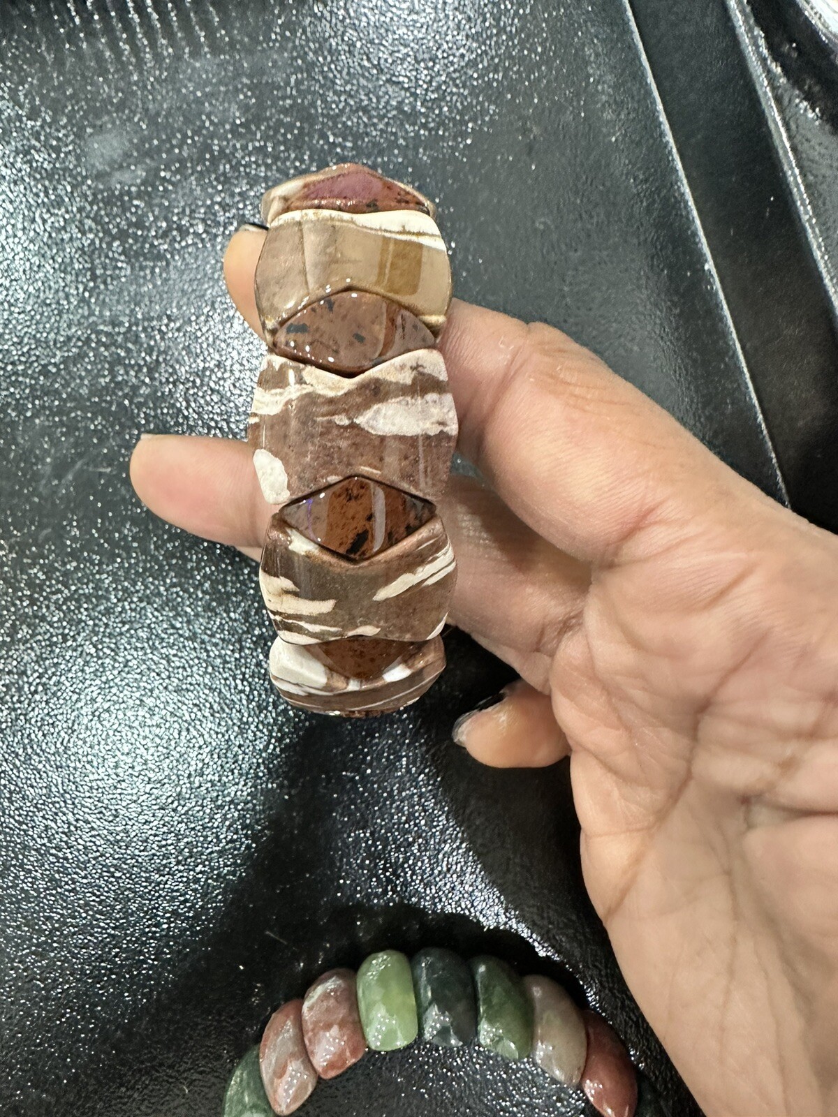 Obsidian Stretchable Bracelets - image 1