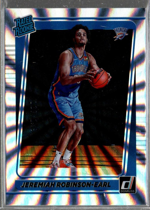 2021-22 Donruss Holo Laser #220 Jeremiah Robinson-Earl RR /149