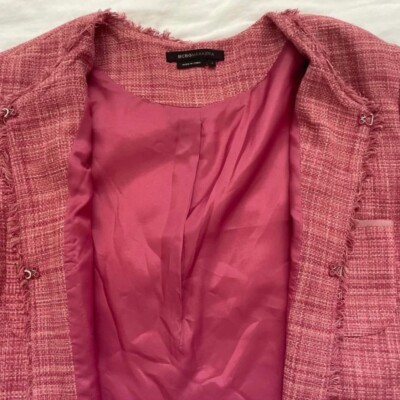 ASO Sharpay Evans in High School Musical Size L Pink Tweed BCBGMaxazria  Blazer