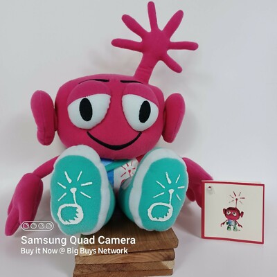 Vintage 1998 Primeco Cell Phone 13” Pink Alien Mascot Plush NWT | eBay