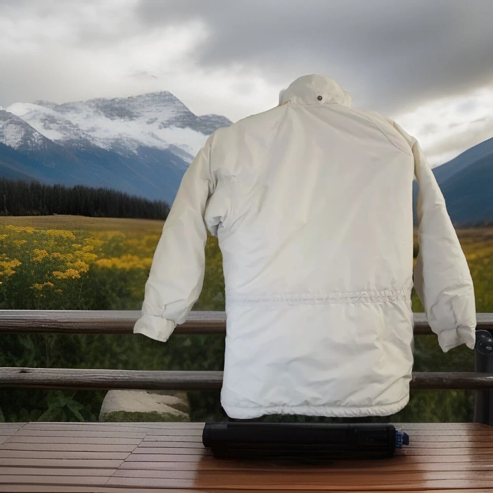 Chaqueta Columbia Mighty Lite térmica reflectante aislante para mujer grande con capucha Foto 4 de 4