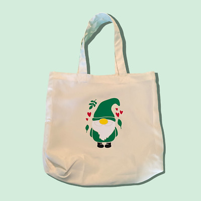 Gnome Love Tote Handmade