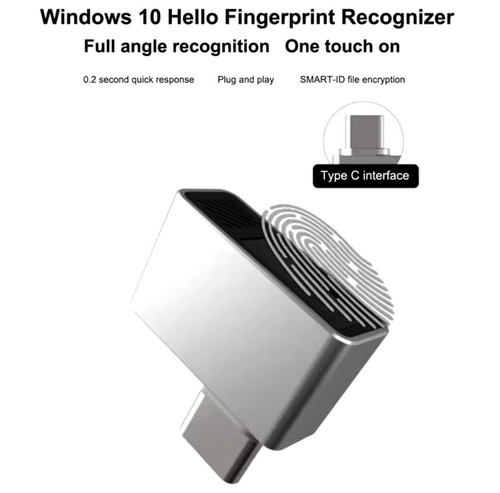 Type-C Fingerprint Reader Module for Windows 7/8/8.1/10/11 Biometric Scanner