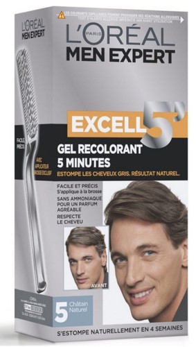 Gel De Repigmentation L'Oréal Progress Homme - Résultat Naturel - Boîte Neuve