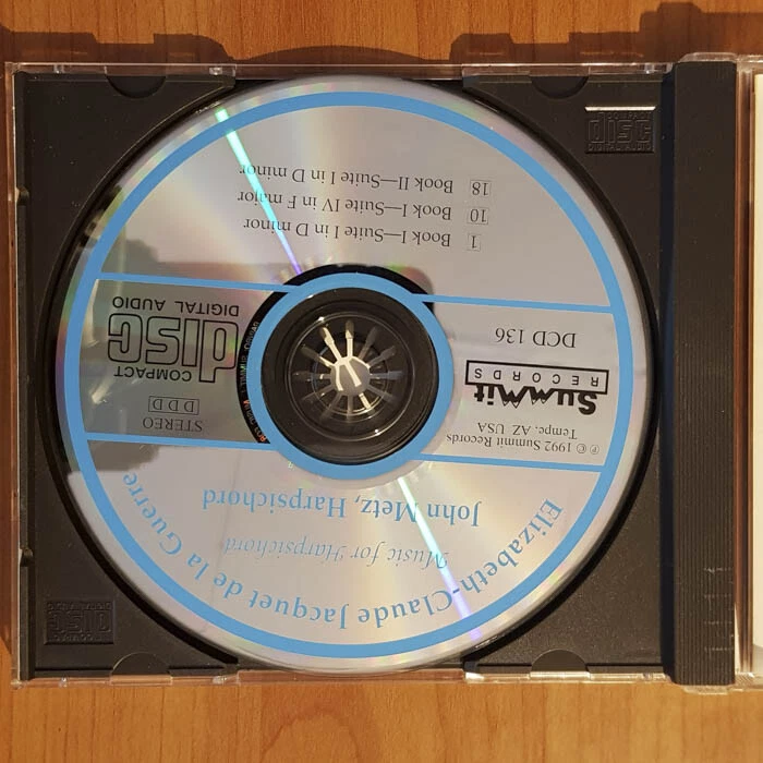 JOHN METZ Elisabeth-Claude Jacquet De La Guerre  NM/VG(CD) - Bild 3 von 4