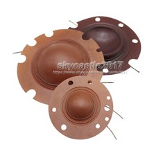 2pcs 25/52mm Core 5/10/50W Horn Speaker Voice Coil Tweeter Resin Film Diaphragm