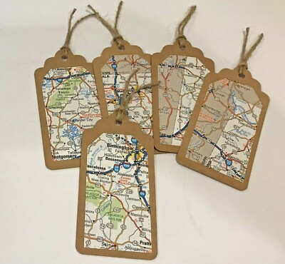 Junk Journal Atlas Tag