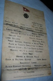 TITANIC Menu Restraunt Antique Vintage Retro Old London Hotel Card New York UK