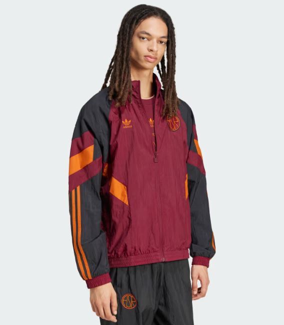 24-25 AS ROMA adidas フード付きジャケット　インポートM Jacket AS Roma X Adidas Originals Limited Edition 2024/2025