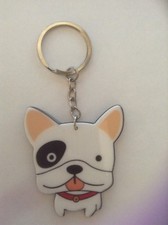 Dog Doggy Puppy Keychain Keyring Keyfob Car Ring Key Chain