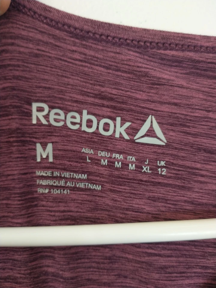 Camisa Reebok para mujer mediana holgada manga larga damas Foto 2 de 4