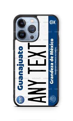 custom Guanajuato Mexico 20 mobile Phone Case License Plate fits IPHONE SAMSUNG