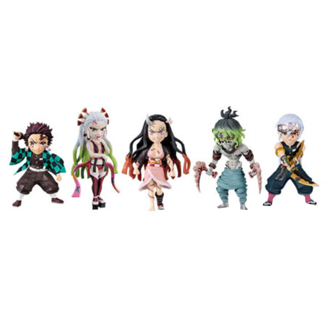 Bandai Figurenset Aus Demon Slayer | 5 Stk. | District Arc | Kimetsu