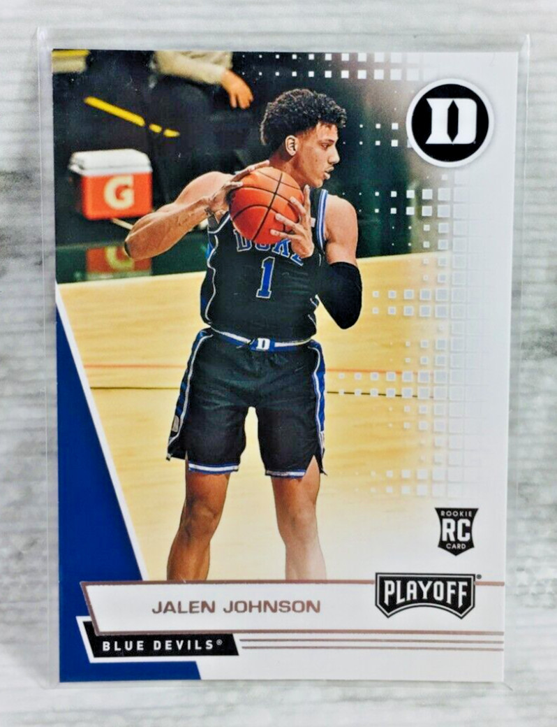 2021 PANINI CHRONICLES PLAYOFF DRAFT PICKS #364 JALEN JOHNSON RC ROOKIE CARD!